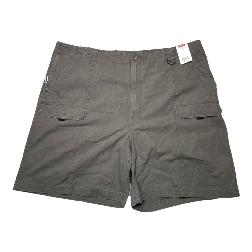 Wrangler Hiker Cargo Shorts NWT Olive Green Utility Pocket Cotton Men's 48